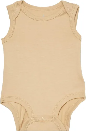 Vista 2 de Tienda Essentials Body unisex de algodón elástico sin mangas para bebés (anteriormente Tienda Aware), paquete de 3