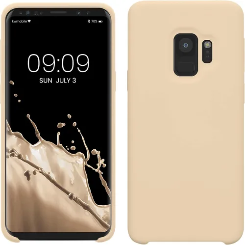 Vista 316 de kwmobile Funda compatible con Samsung Galaxy S9 - Funda de silicona TPU con acabado suave - Blue Reef