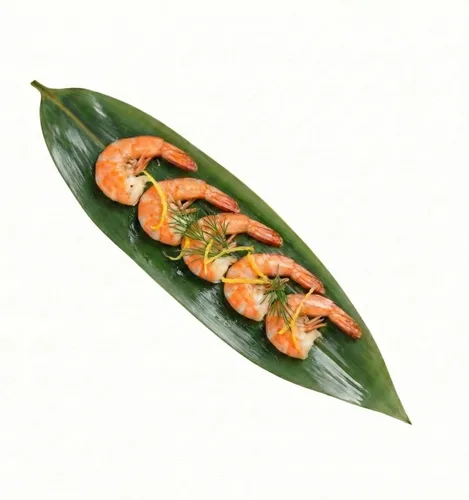 Vista 6 de Restaurantware Doja - Hojas de bambú de 11.8 x 3.5 pulgadas, 1000 hojas de bambú frescas, selladas al vacío, hojas ecológicas de bambú duraderas