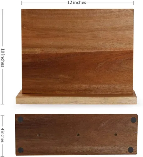 Vista 5 de Soporte magnético para cuchillos de cocina para el hogar, soporte magnético con imanes mejorados fuertes, soporte multifuncional para cuchillos