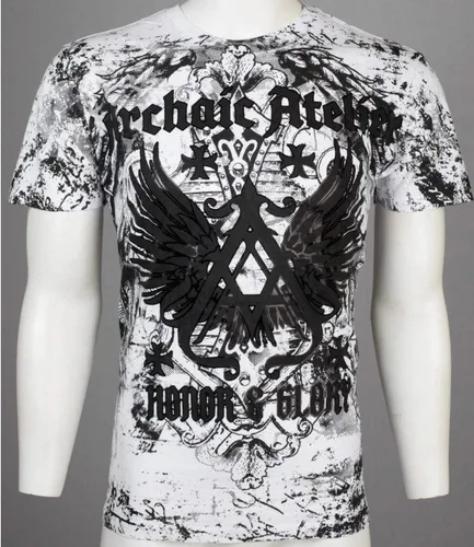 Vista 5 de Archaic Affliction - Camiseta para hombre, color blanco