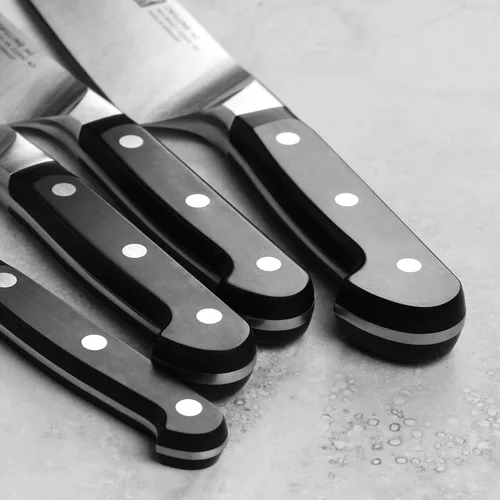 Vista 4 de ZWILLING Pro - Juego de bloques magnéticos para cuchillos, fabricado en Alemania, 5 piezas, bloque de madera de abedul