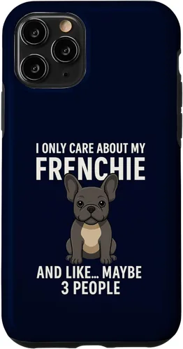 Vista 28 de I Care About My Frenchie & 3 People French Bulldog Owner Case for iPhone XR