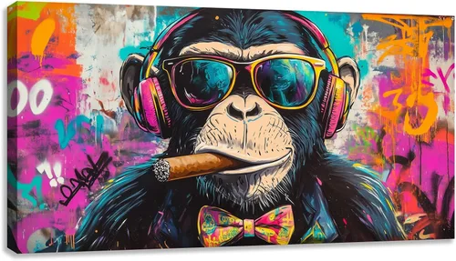 Vista 9 de Unbruvo Arte de pared motivacional para oficina, lienzo grande de 40 x 20 pulgadas con citas inspiradoras, impresiones de actitud motivacional