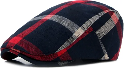 Vista 18 de Newsboy - Gorra de algodón para hombre, diseño de camuflaje, ajustable, ajustable, plano, suave, para caza y golf