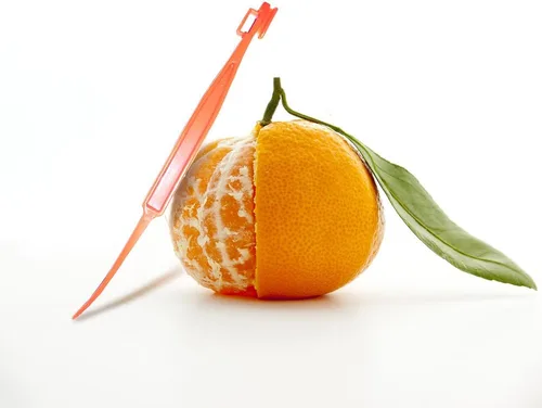 Vista 4 de Peladores de naranja, 6 piezas de plástico fácil de cortar, removedor de pelador, abridor, accesorios de cocina, cuchillo, herramienta de cocina