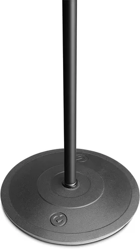 Vista 7 de Gravity GMS231HB Soporte de micrófono con agarre de una mano con base redonda y embrague con una sola mano