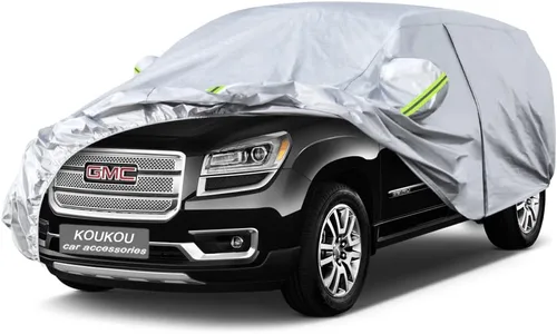 Vista 28 de KouKou Funda impermeable para automóvil SUV adecuada para BMW X1 de 2009 a 2025, 7 capas a prueba de viento para todo tipo de clima, cubierta