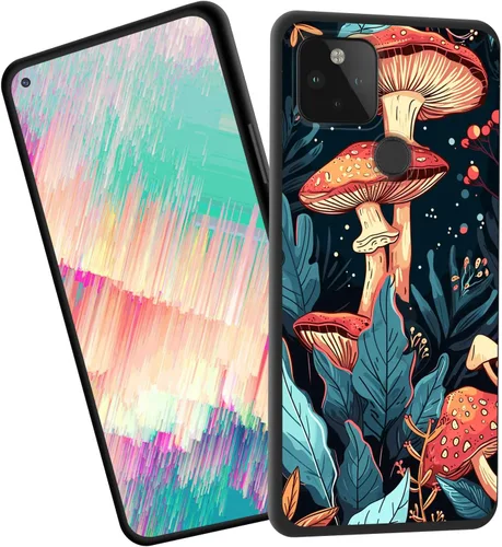 Vista 14 de Funda delgada para Google Pixel 4 XL, funda delgada de silicona de TPU suave a prueba de golpes para Google Pixel 4 XL, gato negro luna estrellada