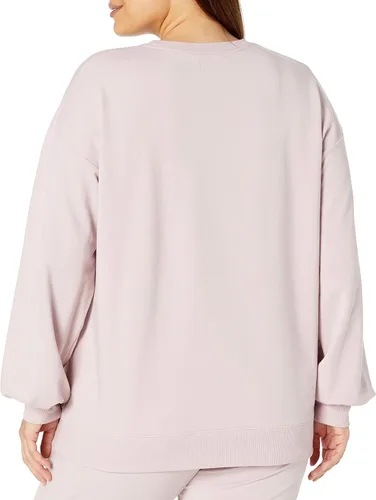 Vista 7 de The Drop Sudadera Kiko de gran tamaño con cuello redondo para mujer