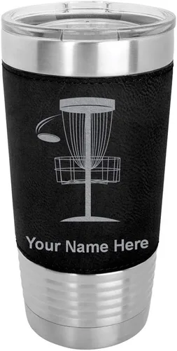 Vista 22 de LaserGram - Vaso personalizado de 20 onzas, Disc Golf (estilo béisbol)