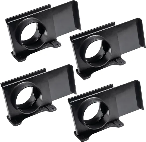 Vista 14 de POWERTEC 70358V Compuerta de Explosión de Montaje en Pared de 4 Pulgadas con Soporte, Accesorio de Recolección de Polvo Roscado - 1 Paquete