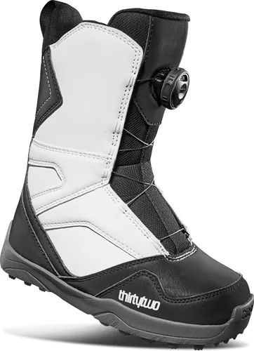 Vista 19 de ThirtyTwo Botas de snowboard BOA para niños Gris/Goma (Santa Cruz)