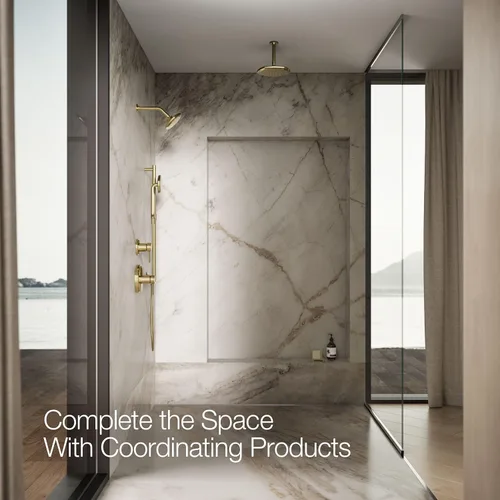Vista 7 de Kohler 27052-G-AF Occasion® Ducha de mano de una sola función, 1.75 gpm, oro francés vibrante