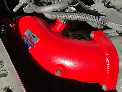 Vista 5 de FTP Motorsport Tubo de carga compatible con motor BM G20/G22/A90 3.0T Supra B58 3.0T (Gen2), rojo, diseño de alto flujo para mayor robustez