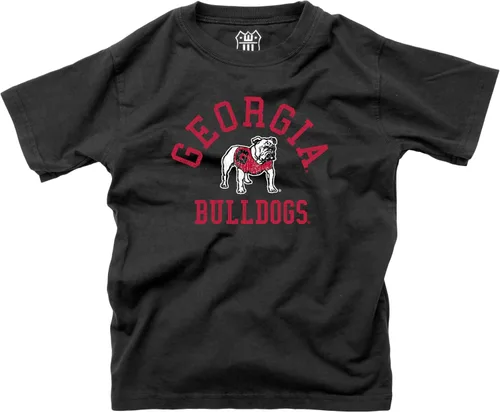 Vista 90 de Wes and Willy Camiseta de algodón orgánico de manga corta para niños de la NCAA
