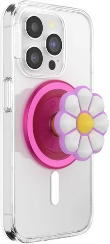 Vista 16 de PopSockets PopTop, agarre adhesivo para teléfono con parte superior intercambiable, amarillo - amarillo mantequilla