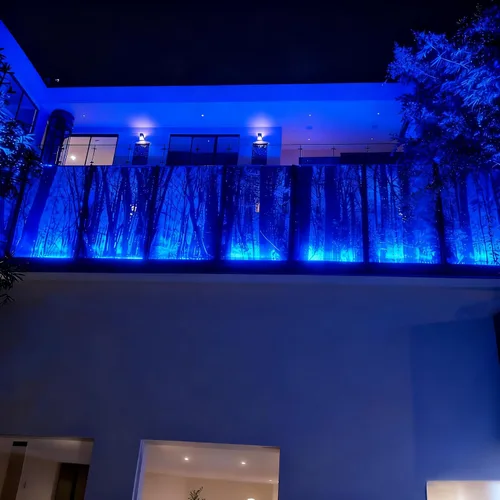 Vista 5 de Luz LED inteligente enlazable para lavado de pared, 168 W RGB+CW que cambia de color, luces de barra inteligente con control grupal e individual