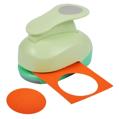 Vista 14 de UCEC Perforadora de mariposa de 1 pulgada, perforadores de papel para manualidades, perforadora de palanca hecha a mano, forma de agujero