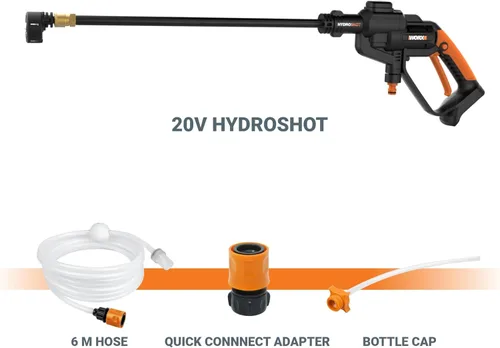 Vista 7 de WORX 20V Power Share 320 PSI Hidrolavadora Hydroshot - WG620.9 (Solo herramienta)