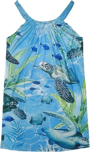 Vista 3 de Oiumov Vestidos de verano para mujer diseño patriótico con bandera americana lindo vestido sin mangas casual bohemio sin mangas