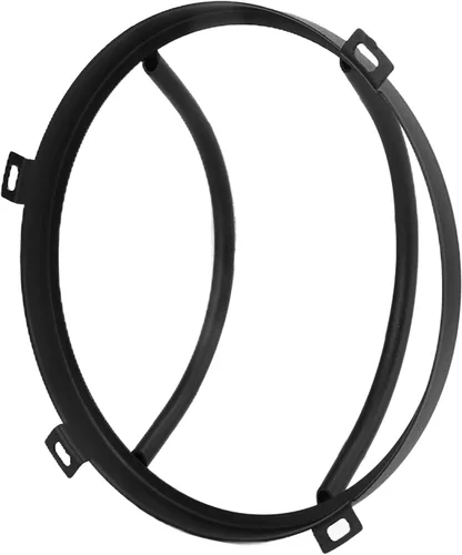 Vista 7 de Fydun Funda para parrilla de faros delanteros, par de protectores de hierro negro para Wrangler JK 2007-2017