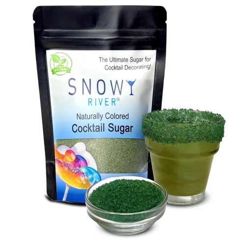 Vista 14 de Snowy River Americas Cocktail Sugar - Rimmer de cóctel Kosher todo natural, rojo, blanco y azul y recortador de café (americanas, bolsa de 1 libra)
