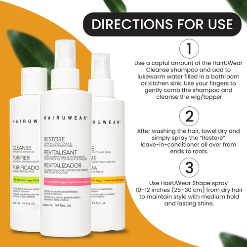 Vista 6 de HairUWear Essential Care Kit de viaje