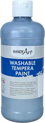 Vista 36 de Handy Art Little Masters - Pintura lavable, 16 onzas, color negro Bright & Mixable, High Opacity, Washable Colors for Classroom, Students, Kids