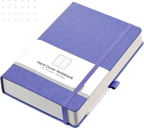 Vista 18 de AHGXG Cuaderno de papel cuadriculado - Cuaderno de papel de cuadrícula tamaño A4 grande 8.5''×11'', 320 páginas de diario grueso, papel cuadriculado