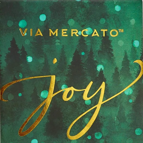 Vista 4 de Via Mercato Natale Christmas HolidayGift Colección, Alegría, Vela
