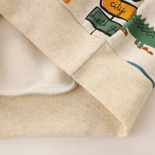 Vista 6 de Bumeex Sudadera de manga larga con cuello redondo de algodón para bebé niño pequeño 1-7T