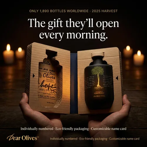 Vista 9 de Dear Olives™ Aceite de oliva virgen extra mediterráneo suave, cosecha temprana prensado en frío, sabor equilibrado y polifenoles, perfecto