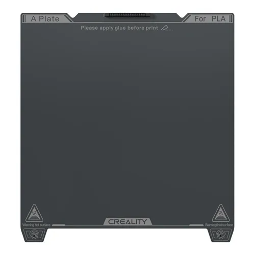 Vista 8 de Comgrow Ender 3 V3 KE PEI Hoja de acero primavera 235x235mm, cama térmica magnética flexible de hoja PEI texturizada, placa de construcción Ender 3