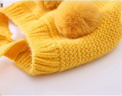 Vista 2 de IMLECK Bonito gorro elástico de invierno para niños y niñas