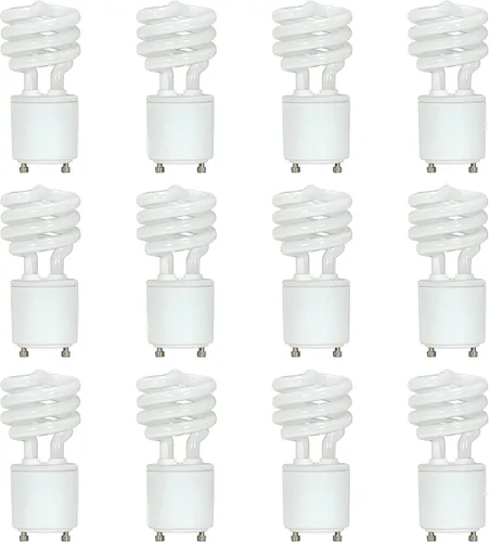 Vista 4 de Satco GU24 de CFL, S8203, 13watts, 120 volts