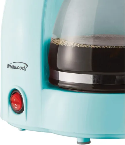 Vista 3 de Brentwood TS-213BL - Cafetera de 4 tazas, color azul