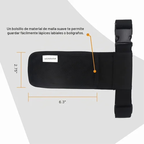 Vista 3 de Funda de aceite de masaje, funda de masaje ajustable y duradera, suministros para terapeuta de masaje con estilo Negro