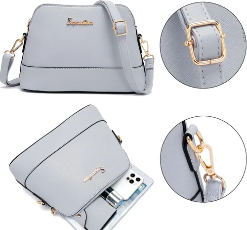 Vista 5 de Soperwillton - Juego de bolsas para mujer a la moda, 5