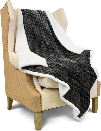 Vista 11 de Catalonia Sherpa - Manta para sofá cama, súper suave, cómoda y esponjosa reversible. Cobija de felpa de lana para todas las estaciones para adultos