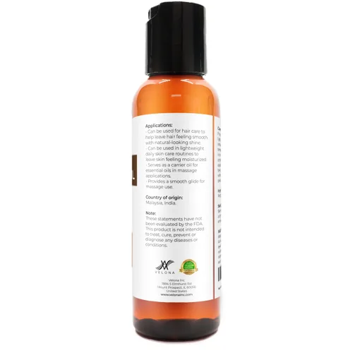 Vista 3 de velona Aceite de coco MCT - 2 fl oz, fraccionado, 100% puro natural