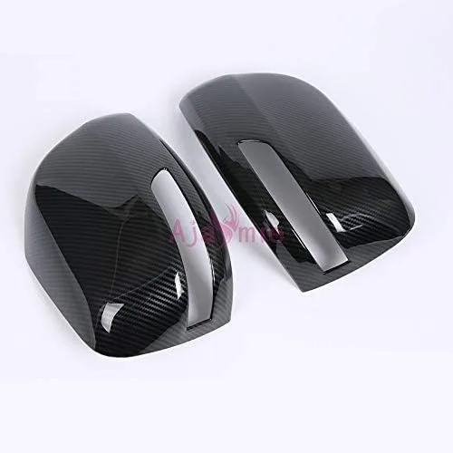 Vista 4 de Para Toyota Land Cruiser 150 Prado FJ150 2010-2018 Fibra de Carbono Color Puerta Espejo Cubierta Vista Trasera Superposición Trim Car-Styling Prado