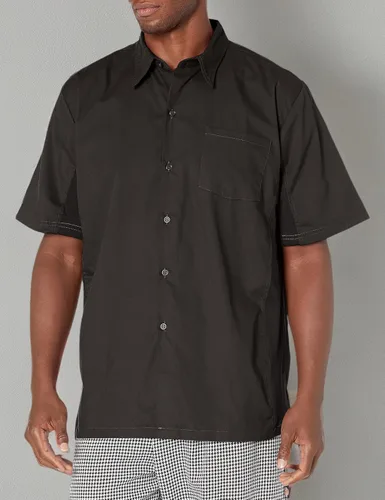 Vista 3 de Utility Work Camisa con Snap Botón Frontal y rejilla paneles laterales