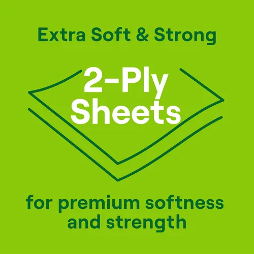 Vista 4 de Seventh Generation Papel higiénico, 100494_4pk, 1, 4 240 Sheets Per Roll, Extra Soft & Strong for Home & RV, Whitened without Chlorine Bleach, No