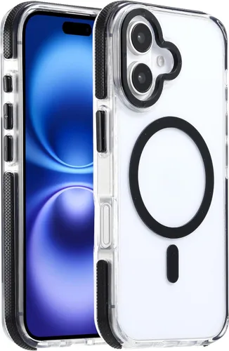 Vista 63 de Funda magnética para iPhone Air con protector de lente de cámara, protección grado militar de 10 pies, compatible con funda MagSafe Slim para iPhone