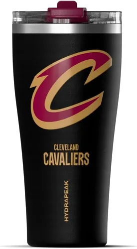 Vista 29 de Hydrapeak Atlanta Hawks - Botella de agua de acero inoxidable aislada al vacío de 30 onzas con licencia oficial de la NBA, con tapa con popote, a