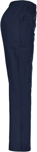 Vista 5 de Minty Mint Conjunto de uniforme médico sólido para mujer, suave, cómodo, transpirable, grosor moderado, conjunto de camisa y pantalones cargo