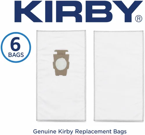 Vista 4 de Kirby 204814 Bolsas de Filtro HEPA Micron Magic Plus, 6, Bolsas de Aspiradora Blancas