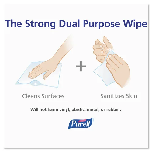 Vista 4 de PURELL 9019-01 Despachador para pared de toallitas esterilizadas blancas. Tamaño grande