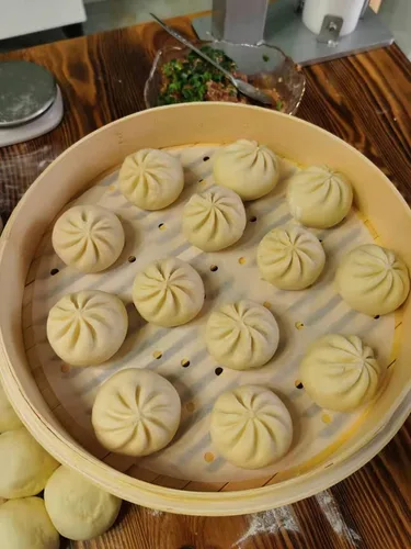 Vista 8 de Nuevo Tipo Casa Gestoomd Broodje Maker Manipulación Baozi Momo Hacer la máquina Baozi Huid Hacer Máquina Keuken Broodje Aparato (molde grande)